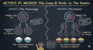 What Are The Differences between Mitosis and Meiosis