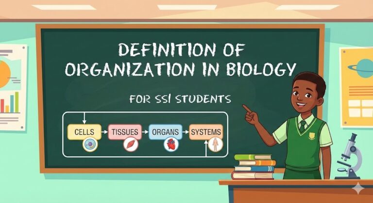 Definition of Organization in Biology Explained for SS1 Students